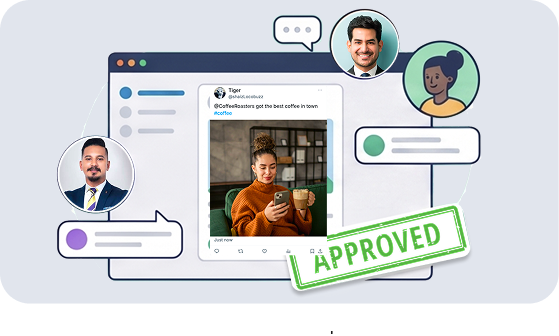 A post approved by a reviewer with comments from teammates