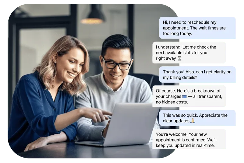 Healthcare patient experience and conversation monitoring dashboard